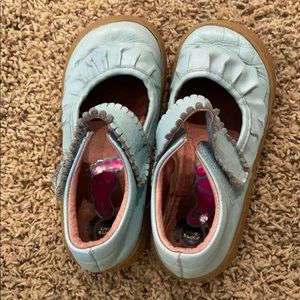 SZ 13 Livie & Luca soft baby blue Mary Jane ruche